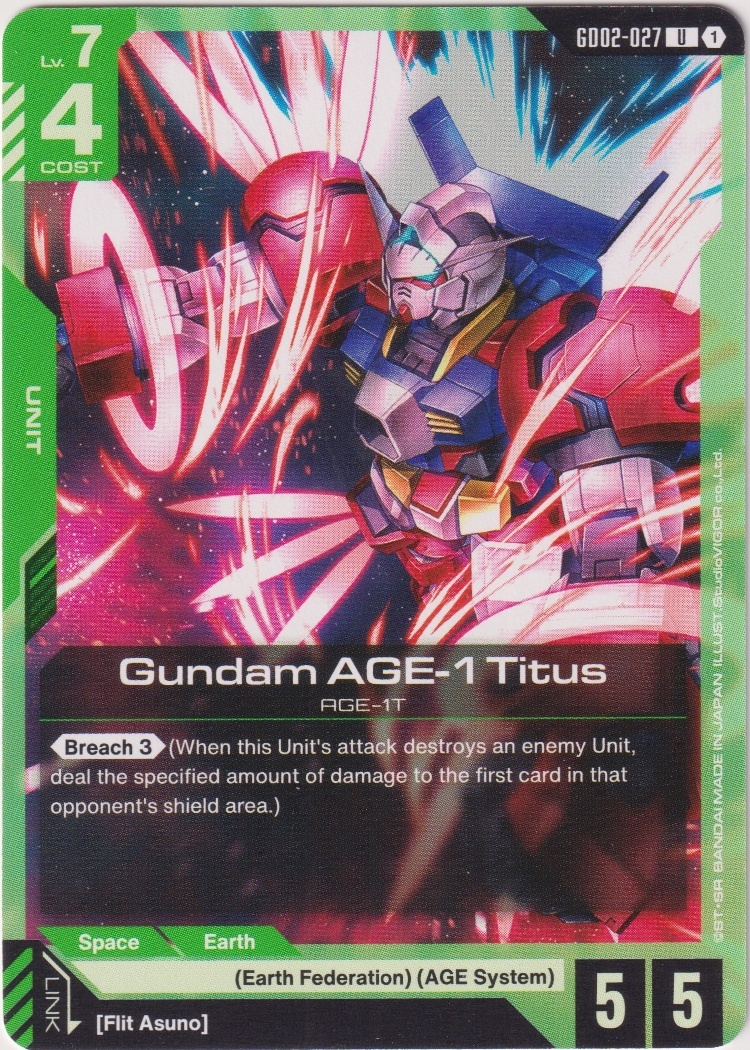 GD02-027 - Gundam AGE-1 Titus