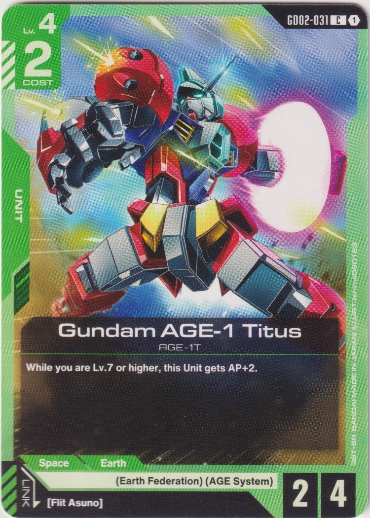 GD02-031 - Gundam AGE-1 Titus