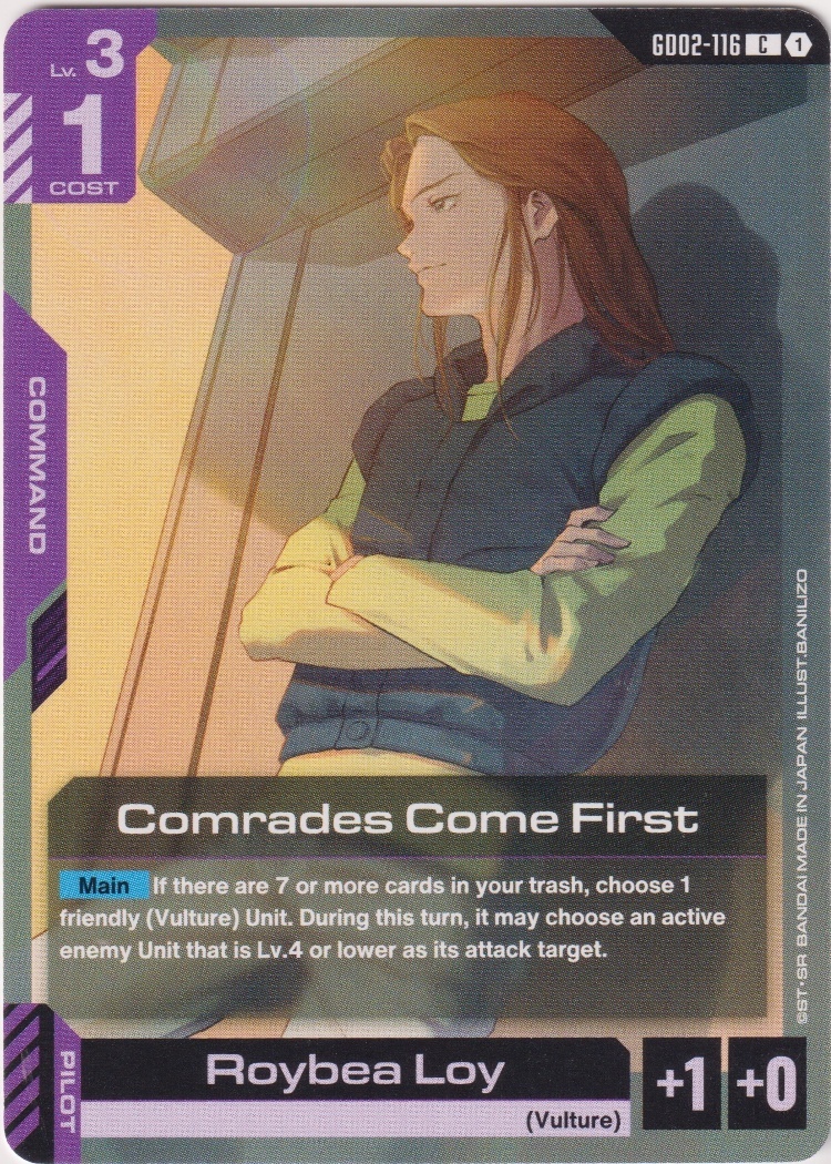 GD02-116 - Comrades Come First