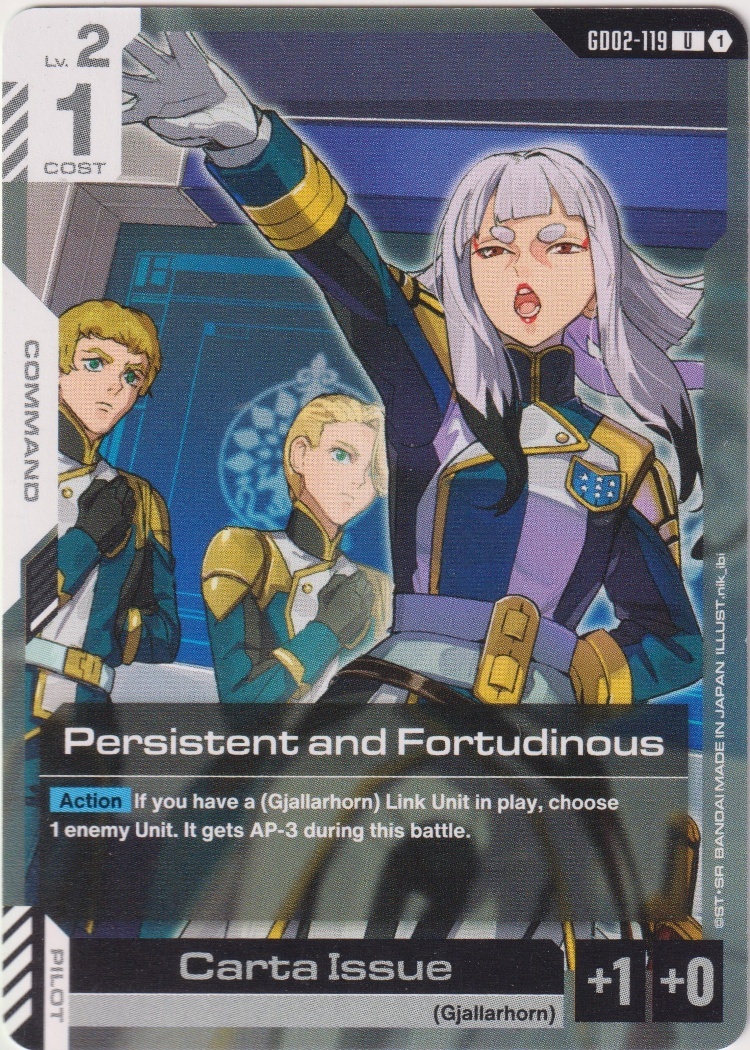 GD02-119 - Persistent and Fortudinous