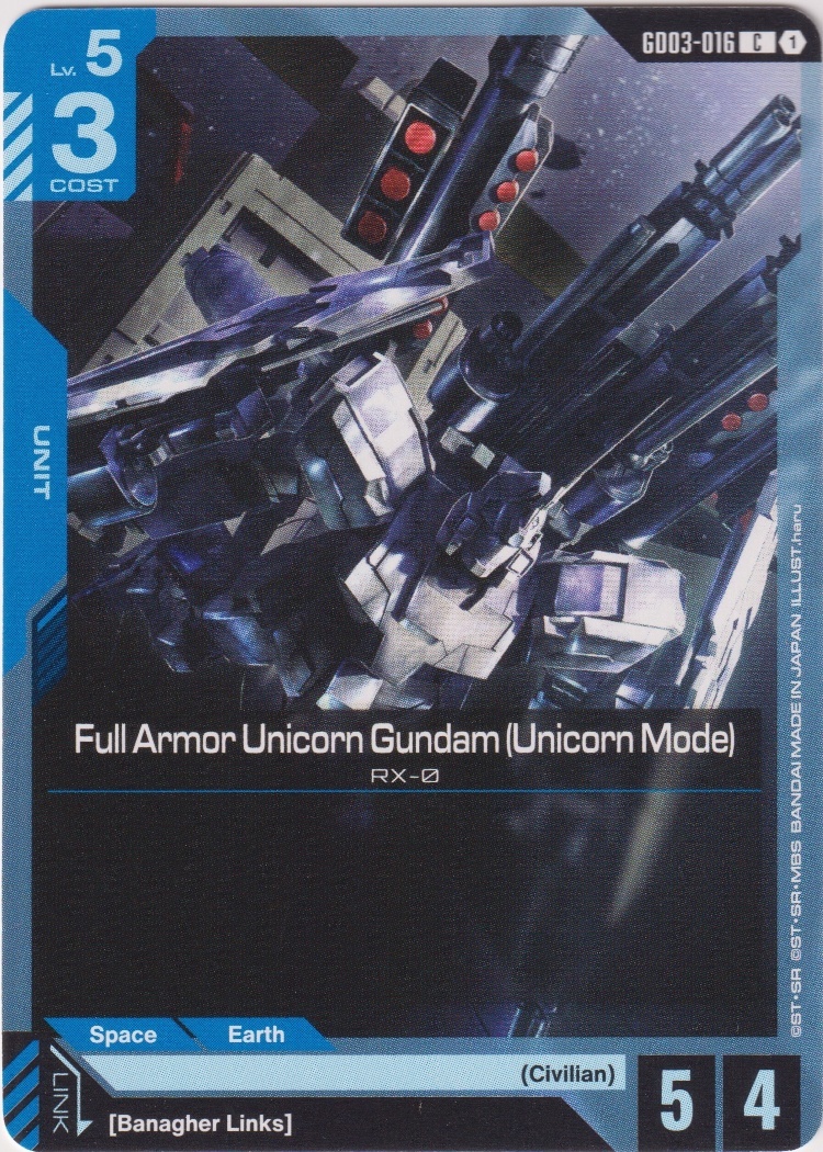GD03-016 - Full Armor Unicorn Gundam (Unicorn Mode)