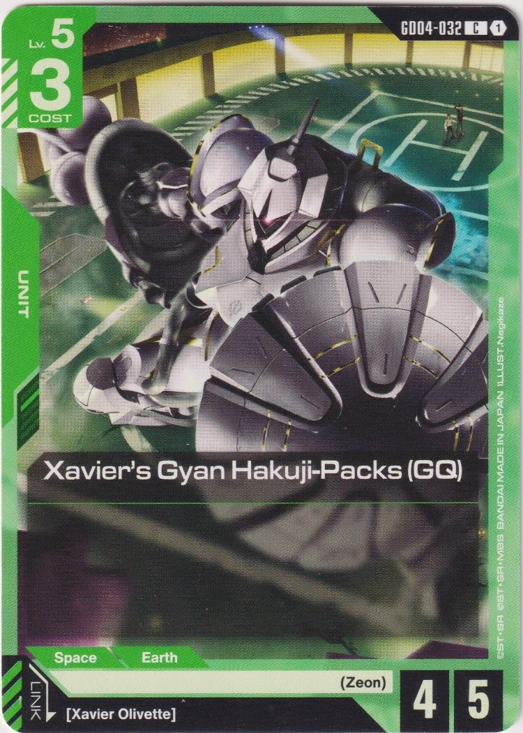 GD04-032 - Xavier's Gyan Hakuji-Packs (GQ)