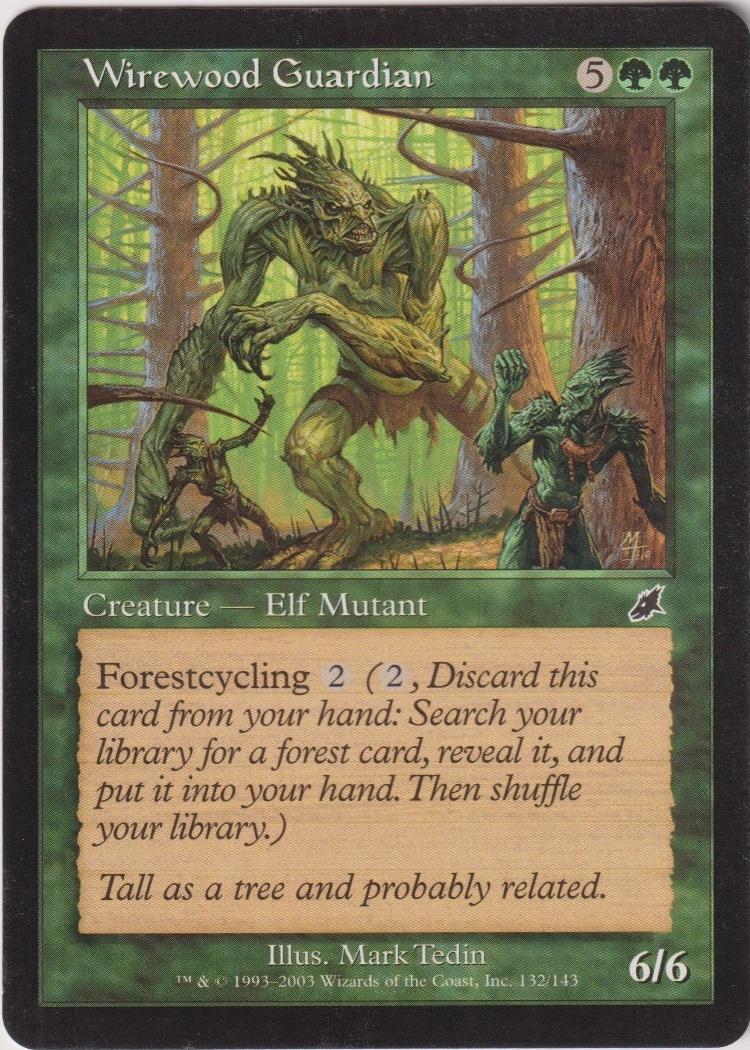 SCG-132 - Wirewood Guardian