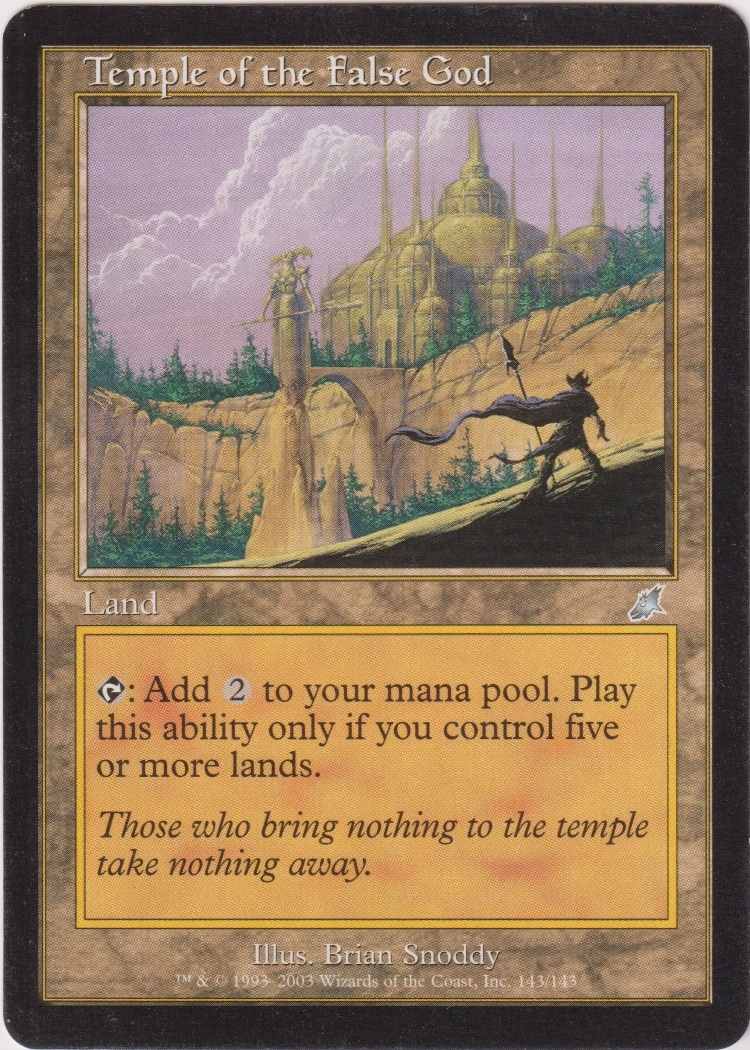 SCG-143 - Temple of the False God