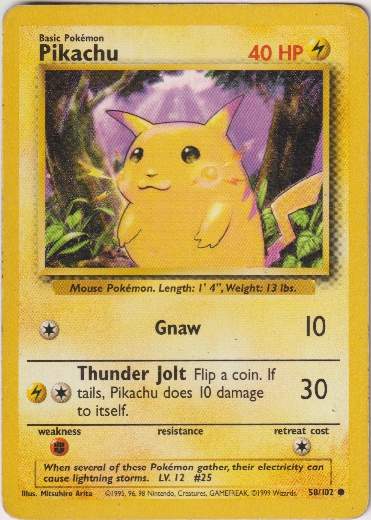 Base_Set-058 - Pikachu