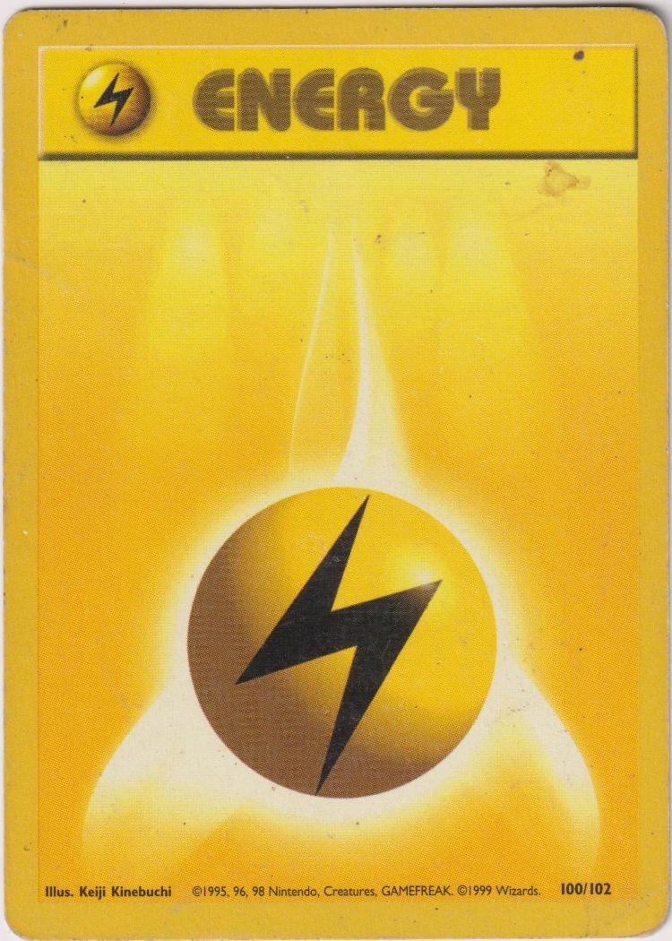 Base_Set-100 - Lightning Energy