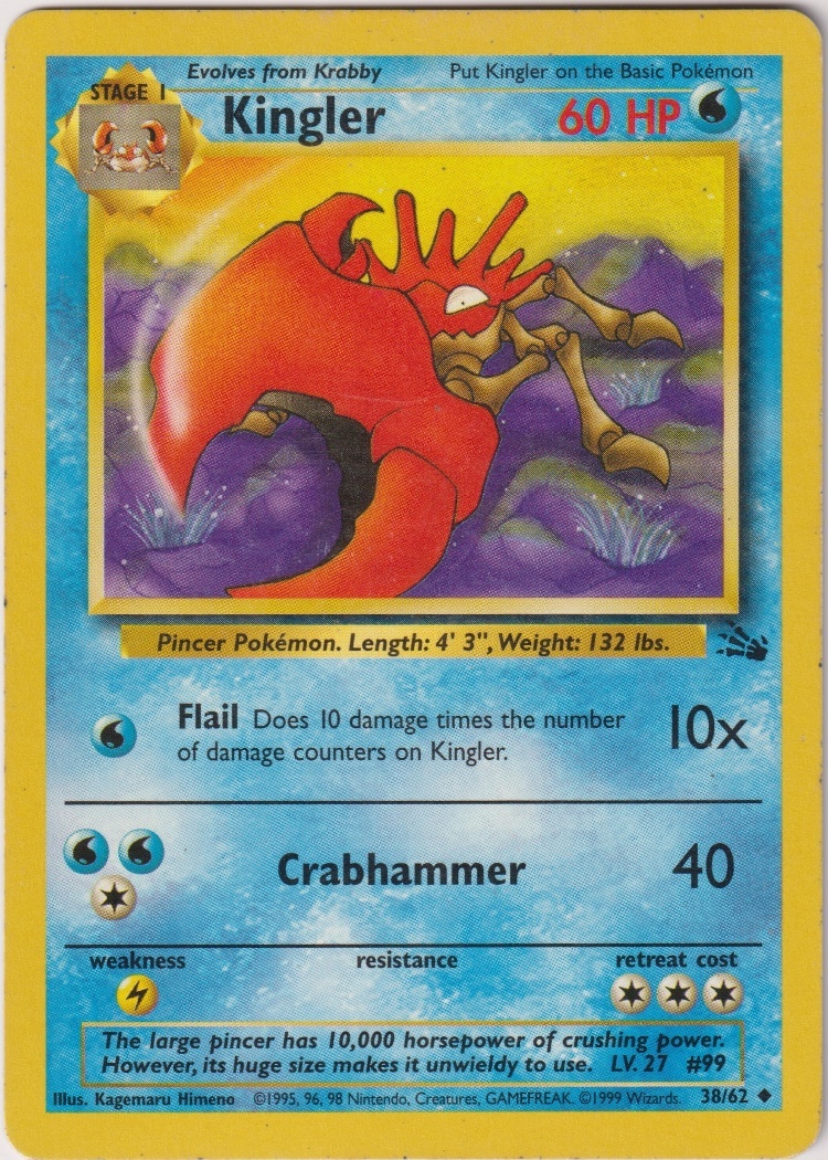 Fossil-038 - Kingler