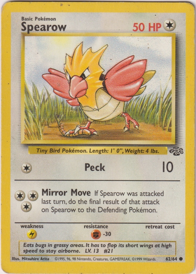 Jungle-062 - Spearow