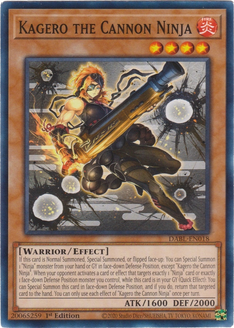 DABL-EN018 - Kagero the Cannon Ninja