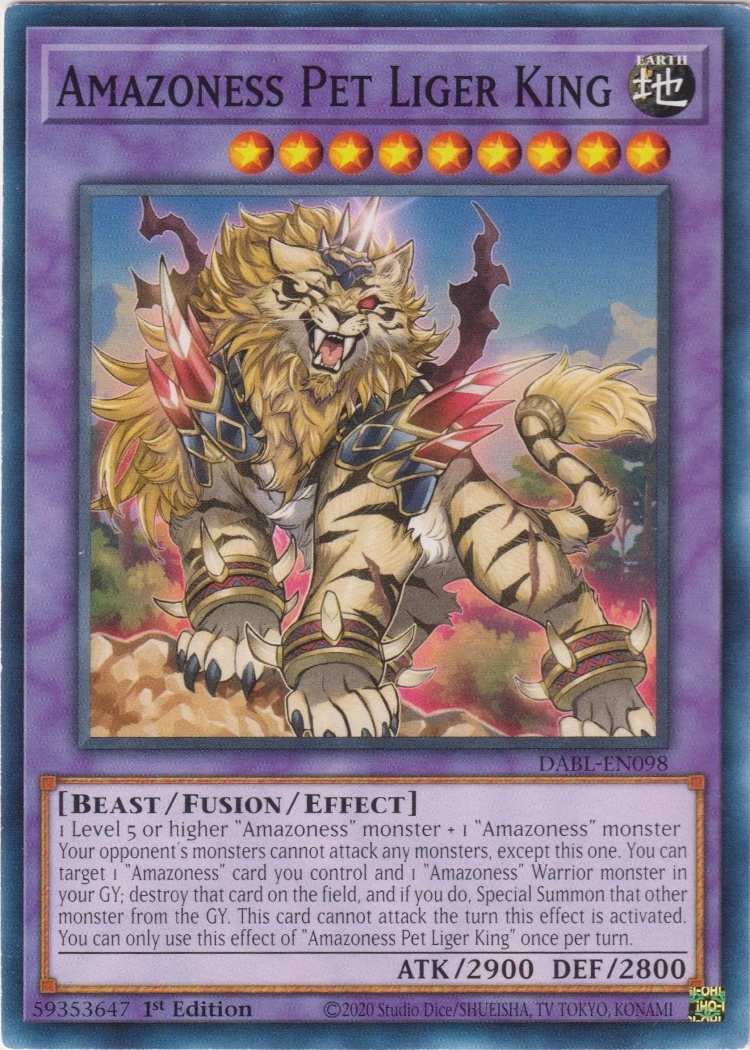 DABL-EN098 - Amazoness Pet Liger King