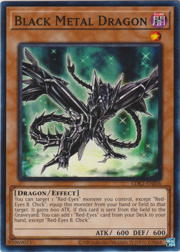 LDK2-ENJ06 - Black Metal Dragon