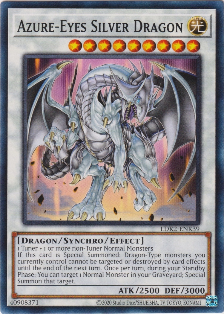 LDK2-ENK39 - Azure-Eyes Silver Dragon