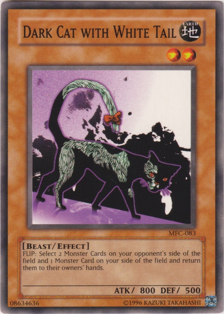 MFC-083 - Dark Cat with White Tail