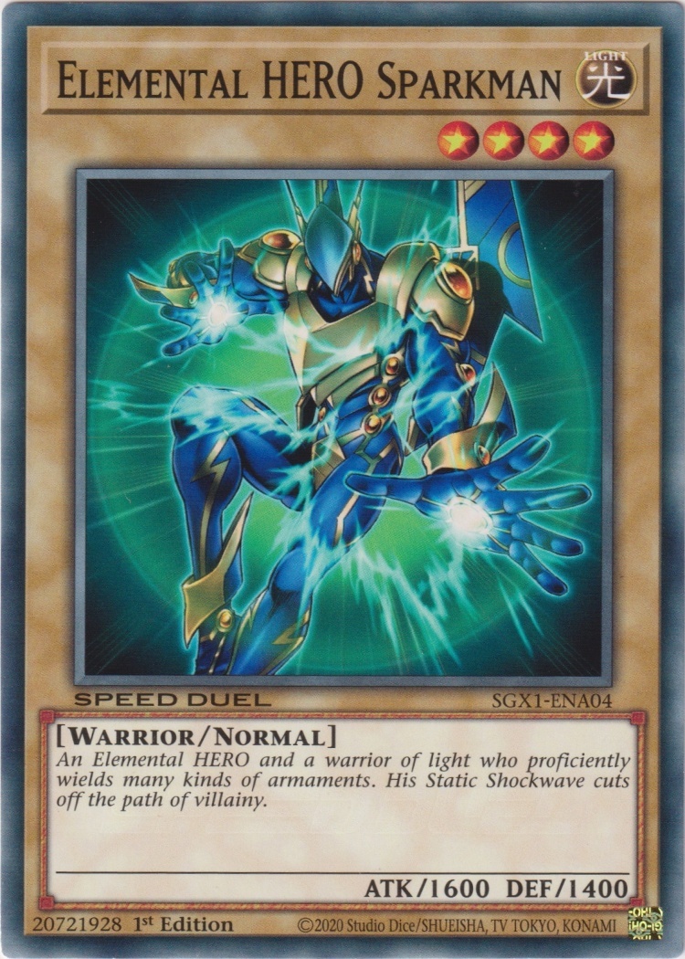 SGX1-ENA04 - Elemental HERO Sparkman